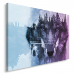 L&otilde;uenditr&uuml;kk Wolf Forest Purple Nature 60x40 lilla