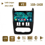 Android 2Din autoraadio multimeediumipleier intelligentsed s&uuml;steemid Lada Larguse 2012-2020 WIFI GPS-navigatsioonis&uuml;steemile Carplay 2+32GB 1+16GB