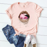 (Aasia suurus)Naiste prinditud triiks&auml;rk Dragonfly Lovely Style Trend Armas l&uuml;hikeste varrukatega moodne T-s&auml;rk Riietus Casual Lady Naiste Graafiline T-s&auml;rk S