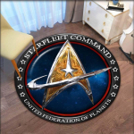 Star Treki logo piirkond &uuml;mmargune vaip Dekoratiivne elutoa vaip Uksematt Vannimatt Suvenier Kodukaunistuse vaibad elutuppa 60cm