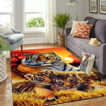 Tiger Vaibaala Vaibad Suured Mativaibad elutuppa Mugav vaip Pehme P&otilde;randamatt Magamistoa vaipade jaoks Tapis 100cm x 120cm
