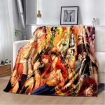 Anime &uuml;hes t&uuml;kis 3D prinditud kunst fliisist tekk vooditele Matka piknikule paks tekk Moodne voodikate fliisist tekk 150x200cm