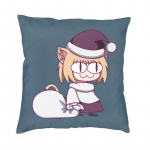 Neco Arc Anime Animatsioon Televiisor Padi Kodukaunistus Kawaii V&auml;lispadjad Ruudukujuline Kahepoolne Print 40x40cm Padjap&uuml;&uuml;r 30x30cm 12x12in