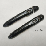 Door Handle Cover fit for Renault Megane 3 iii 2009 2010 2011 2012 2013 2014 2015 2016 Chrome Car accessories color carbon 4ds1ys