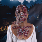 Lateks &otilde;udusmask Terrorist Atmosf&auml;&auml;ri Rekvisiidid Halloweeni Terrorist peakomplekt Maskeraadi kummituspeakatted Hirmu&auml;ratav N&auml;gu Zombie