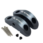 For KYMCO XTOWN X-TOWN 125i 300i x town Motorcycle Mirror Extension Kits Mirrors Holder Linking Forward Bracket Hole Adapter KYMCO Black black