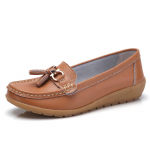 Loafers naistele Nahast lamedad kingad vabaajajalatsid Ema kingad Naiste &uuml;ksikud kingad 40