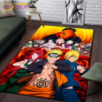 Anime Naruto libisemiskindlad vaibad elutuppa Mugav vaip Pehme p&otilde;randamatt Magamistoa vaibad Matiala Vaibad kodu Suur karvane matt 120cm x 160cm
