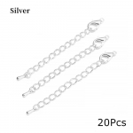 20 tk/partii 50 70 mm tooni pikendusega sabakett homaari klambrid pistik isetegemise ehete tegemiseks Leiud k&auml;ev&otilde;ru kaelakee 5 cm