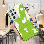 Cartoon Flowers Rabbits Design telefoni&uuml;mbris Redmi 10