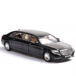1:32 Scale Diecast Car Stretch Benz S650 metallist mudel kerge heliga, tagasit&otilde;mmatav s&otilde;idukisulamist m&auml;nguasjade kollektsioon 1/32-20.3x6.5x4.5cm must