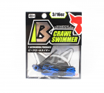 Jackall B roomamisujuja 3/16 untsi Black Blue Stripe (1236)