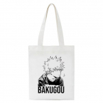 Manga Shopper ostukotid Anime My Hero Academia Eco igap&auml;evaseks kasutamiseks kokkupandav k&auml;ekott Suure mahutavusega kandekott Harajuku &otilde;lakotid 24*26cm