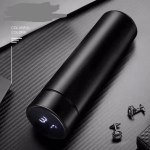 Smart Insulation Cup Meestele ja naistele kaasaskantav veetass Creative Mass Simple Temperature Teetass must