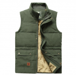 Suure suurusega talvine soe vabaaja v&auml;lir&otilde;ivad Varrukateta jakk Meeste vest Multi Paljud taskuvest Plus suurus 6XL XXXXL