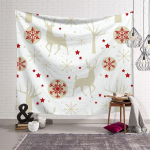 H&auml;id j&otilde;ule Kodukaunistus Gobel&auml;&auml;n Lumememm j&otilde;ulupuu tr&uuml;kk Seinale Ripp Peretuba Elutoa Seinakaunistuse taust 100x75cm