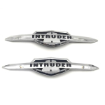 Mootorratta 3D embleemi m&auml;rgi kleebis K&uuml;tusepaagi kleebise kaitse Suzuki Intruder VL400 VL800 LC1500 Boulevard C50 M50 C90 jaoks Boulevard white