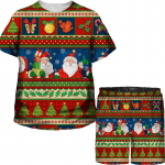 Poistele T&uuml;drukutele L&otilde;busad J&otilde;ulu T-s&auml;rgid L&uuml;hikesed p&uuml;ksid Komplektid J&otilde;uluvana 3D Prinditud T-s&auml;rgid/Kost&uuml;&uuml;mid Laste P&uuml;hade Peopuhkuse r&otilde;ivakomplekt 100