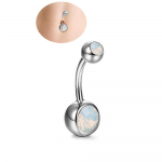 Uued Rose Gold Snow Opal Naba Naba Naba Piercing Ehted
