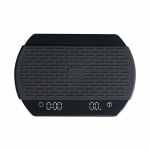 3kg/0,1g nutikas kohvikaal LED-ekraan Laadimiskohvikaalu ajastus K&auml;sitsi keetmise kohvi elektrooniline kaal kaasaskantavad k&ouml;&ouml;gikaalud must