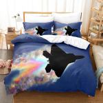 3D Military Fantasy Room voodipesukomplekt Fighter Aircraft tekikott padjap&uuml;&uuml;r 2/3 t&uuml;kki AU/DE/EU/ES t&auml;issuuruses pehme lukuga kodutekstiil Baby 100x135cm