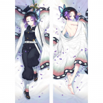 60x180 cm Anime Deemonit Slayer Agatsuma Zenitsu Kochou Shinobu Dakimakura &uuml;mbris Kahepoolne 3D Prinditud voodipesu kallistav keha padjakate 40x120cm Peach Skin