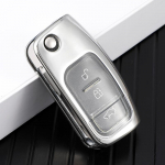 Pehme TPU auto kokkupandav v&otilde;tmekaane koti korpuse korpuse kaitse Ford Focus 2 MK2 Fiesta Mondeo Galaxy Falcon Territory Ecosport jaoks Key Case must