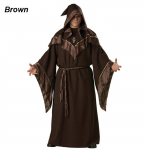 Halloweeni pidu &scaron;amaani religioosne kost&uuml;&uuml;m Euroopa religioossed mehed jumal isa misjon&auml;r gooti v&otilde;lur Cosplay preestri vormiriietus m