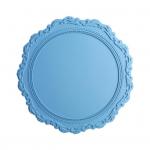 Atraktiivne k&otilde;rge h&otilde;&otilde;rdumisega lauamatt, kerge silikoon sinine