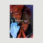 Jujutsu Kaisen valgest paberist plakatid jaapani klassikalise anime tr&uuml;kised Kodukaunistus Maalimine Seinakleebised Elutoa baari sisustus 42x30cm