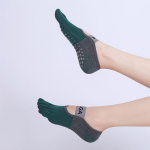 Five Toes Naiste jooga sokid Silikoonist libisemiskindlad sidemed Ballet Pilates Sokid Seljata hingavad puuvillased sisetantsu spordisokid