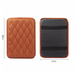 PU nahast auto k&auml;etugi matt keskkonsool Wave tikand auto istme karbi kaitse padi padja kate kaitsev auto must