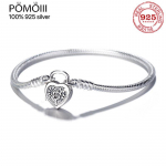 100% ehtsast 925 naelsterlingist h&otilde;bedast k&auml;ev&otilde;ru naistele, mis sobivad originaalseks armastuss&uuml;damega, mao v&otilde;lusid, k&auml;ev&otilde;ru, kvaliteetsed ehted 19cm