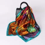 Kvaliteetsed luksuslikud siidist sallid peapael Sallid kaelasall naistele kett siidist sall naiste dekoratiivne sall 90cm