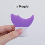 Silmapliiats Eyelash Anti-Spill Glue Crescent Baffle Multifunktsionaalne algaja silmameigi lauv&auml;rvide t&ouml;&ouml;riist roosa