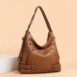 &Uuml;hev&auml;rvilised mood naiste k&auml;ekotid Pehmest nahast kandekott Vabaaja suured naiste kotid 2023. aasta uued &otilde;lakotid pruun