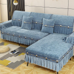 Four Seasons universaalne &scaron;enill-diivanipadja diivanikate Moodne lihtne libisemisvastane tool, k&otilde;ikeh&otilde;lmav diivanipatjade komplekt. 90cm*65cm