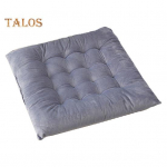 Istmepadja rihmade disain Mugav ruudukujuline toolipadi Tugev ja vastupidav istmepadi kontorikodu jaoks hall