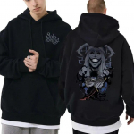 Anime Solo Leveling Sung Jin Woo Graafiline kapuuts S&uuml;gistalvine Unisex Fashion Oversized dressipluusid Unisex Harajuku Unisexga kapuutsid M