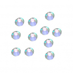 1 Pack White AB DIY Flatback Rhinestones Glitter Nail Art telefoni&uuml;mbrise kaunistamiseks Ss10 (2.7mm)