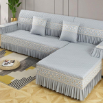 Four Seasons universaalne diivani kate t&auml;ispakett majapidamisdiivani tolmukindel komplekt Minimalistlik kaasaegne istmepadja kombineeritud libisemisvastane pad 90*160cm