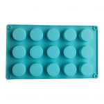 Kasulik toidukvaliteediga korduvkasutatav kerge magustoidu modelleerimisnupp silikoonvorm restorani koogivormi jaoks sinine