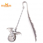 Vintage metallist j&auml;rjehoidja, helendav sulgede disain, loov lendav draakon, pleekimiskindel, dekoratiivne j&auml;rjehoidja h&otilde;be