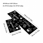 2tk/komplekt Kaasaegne k&ouml;&ouml;gimatt Libisemisvastane p&otilde;randamatt Majapidamismatt Pika ribaga v&auml;lisuksematt Vannitoamatt Kodukaunistuse matt 40*60+40*120cm