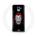 &Uuml;mbris Samsung Galaxy J6 2018 La casa de papel Mask jaoks