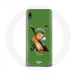 Coque pour Samsung Galaxy A10 One piece Manga Zoro ep&eacute;e