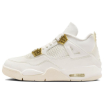 Air Jordan 4 Retro Metallic Gold Naiste Tossud Cream Sail Black AQ9129-170 36.5