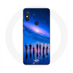 &Uuml;mbris Xiaomi Redmi Note 5 Pro Bangtan Sonyeondan BTS World Tour 2022 jaoks