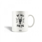 Mug en C&eacute;ramique Queen Ludwig von 88 We Will Rock You 17 plombs pour p&eacute;ter les tubes valge