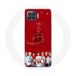 &Uuml;mbris Oppo A93 BTS Bangtan Boysi punase taustaga j&otilde;ulukingituseks 2023